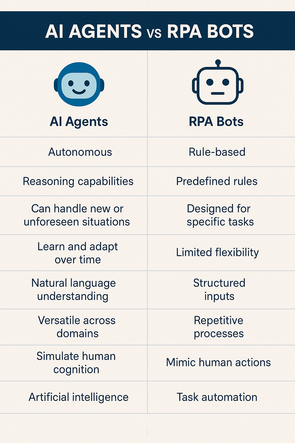 Cybercon Services Knowledge LogAI Agents Vs RPA: What Every Business ...